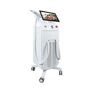 808nm Dioden-Laserhaarentfernungsmaschine für Salongebrauch mit 10Hz Wiederholrate und 40J/cm² Energiedichte thumbnail-1