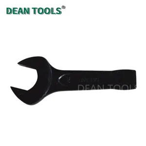 Bent Striking Open End Wrench 45-Degree Bend Carbon Steel Bent Handle Spanner Hand Tool Single Open End Striking Wrench thumbnail-3