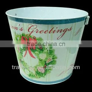 Gift Wedding Buckets Galvanized Iron With Power Coating thumbnail-1