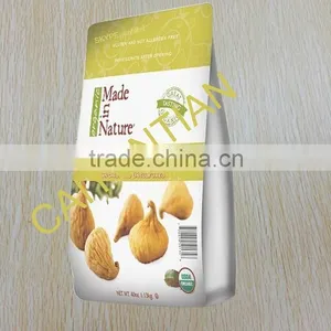 Resealable Snack Bag Stand Up Plastic Bag for Food BPA Free Reusable Pouch thumbnail-2
