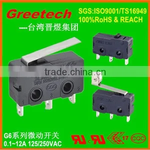 Mini Micro Switch 0.1A Customized Designs With ENEC CQC thumbnail-6