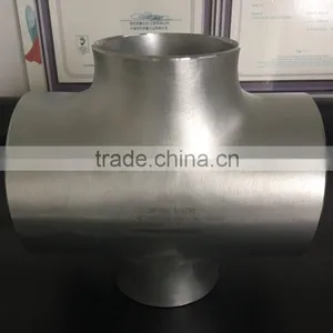 JIS Stainless Steel Four Way Tee Pipe Fitting thumbnail-2