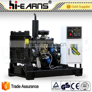 15KVA 1500rpm Water Cooled Portable Open Diesel Generator Set for Sale thumbnail-1