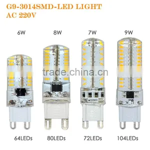 3W 4W 5W 6W 7W 8W 9W Silicone Body E14 G4 G9 LED Lamp DC12V AC220V AC110V Crystal Chandelier SMD3014 Led Light Replace Halogen thumbnail-3