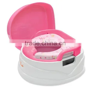 PM2398 4 in 1 Deluxe Soft Seat Potty Trainer and Stepstool - Seat With Handle thumbnail-3