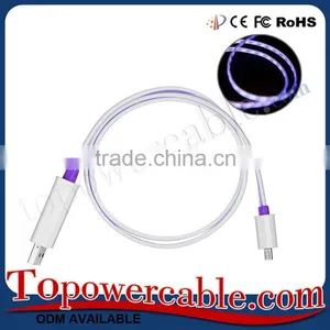 Factory Price Colorful Best Sync Data Micro USB Cables With LED Light thumbnail-1