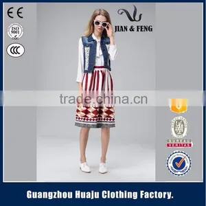 2016 New Arrival Sleeveless Denim Vest Jean Jacket for Women thumbnail-1
