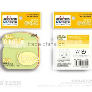 3*3 Inch Shaped Sticky Notes Sticky Note Pad for 3 Layer 6102 thumbnail-4