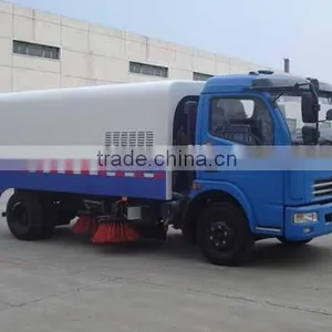 Dongfeng 4x2 Euro 4 Road Sweeping Truck With High Quality thumbnail-1