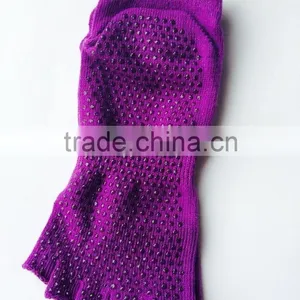 Indoor Gym Use no Skid Massage Pilates Socks Five Toe Socks thumbnail-1
