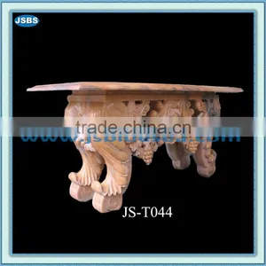 Carved Dining Table With Grape Carving thumbnail-1