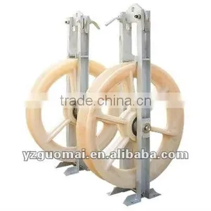 Large Diameter Conductor Nylon Pulley Block or Roller Blocks thumbnail-1