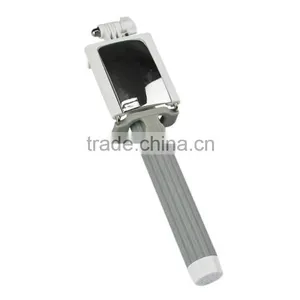 Mini Self-pole Monopod Selfie Stick With Cables thumbnail-1