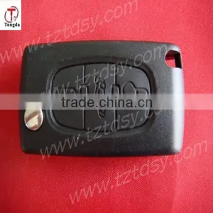 Tongda 3 Button Folding Shell for Peugeot thumbnail-1