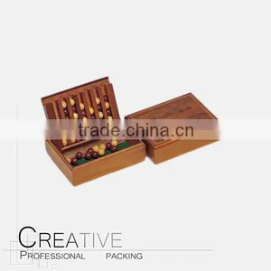 Mini Travel Wooden Backgammon thumbnail-1