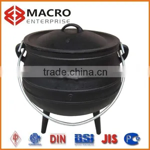 Cast Iron Stew Cookwear Potjie Pot thumbnail-3