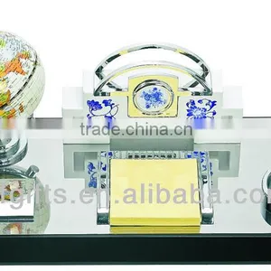 200pcs Wood Globe & Name Card & Pen Holder Office Stationary Desktop Set-a6 thumbnail-1