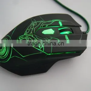 NEW High 2400DPI USB Wired Optical LED Gaming Mouse thumbnail-2