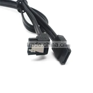 Black Sata Data Extention Cable Right to Straight 7 Pin thumbnail-3