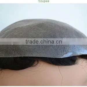 Human Hair Wigs for Men High Quality Men's Toupee thumbnail-4