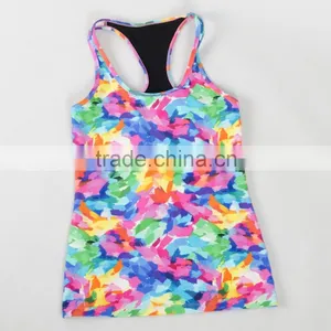 (Trade Assurance/OEM/ODM ) AU Market Stylish Digital Printed Cotton Women Sexy Casual Top Tank thumbnail-1