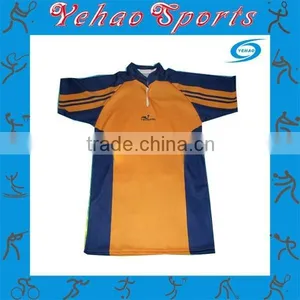 OEM Team Set Durable Dry Fit Custom Sublimated Rugby Jersey thumbnail-1