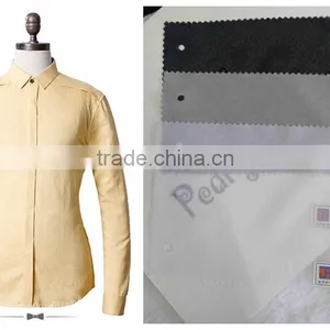 30D*30D Plain/Twill Woven Fusible Interlining,water Jet Interlining For Garment thumbnail-1