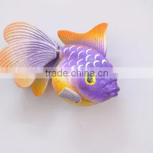 4 Inch Handmade Goldfish Shaped Tourist Souvenir Fridge Magnet thumbnail-3