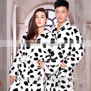 Wholesales Custom Coral Fleece Bathrobe Luxury Hotel Terry Bathrobe Quality Choice thumbnail-1