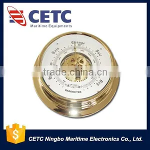 Marine Aneroid Barometer With Brass Shell thumbnail-1