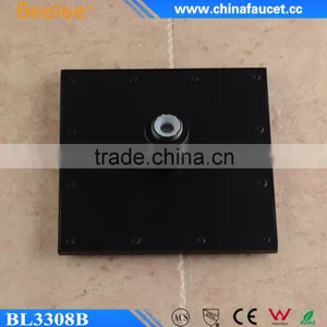 China Bathroom Top Shower Blacken Painted Spray Water Mix Shower Head thumbnail-2