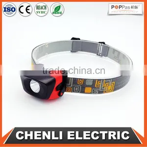 Poppas T10 3AAA Battery Operated Outdoor Waterproof Camping Running Walking Reading Ultra Bright Headlamp thumbnail-1