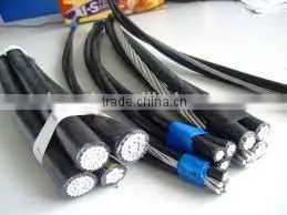 ABC Cable Aerial Bundle Cable Aluminum Al Conductor XLPE Insulated ABC Cable 3+1core thumbnail-1