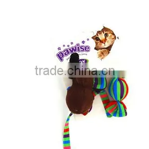 Promotional Best Quality Mouse Shaped Cat Toy Treat Ball With Ring Bell Inside thumbnail-3