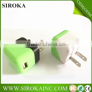 Wall Socket With Usb Port Wall Charger DC5V1000mA US Plug Wall Charger for Smartphone thumbnail-2