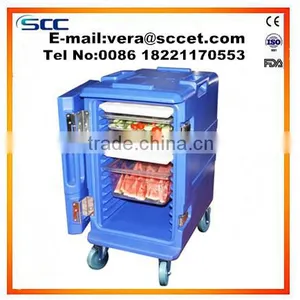 High Quality! Hot and Cold Food Carry Carts Insulated Cabinet Keep Warm Trolley Quality Choice thumbnail-4