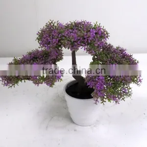 High Quality Low Cost Artificial Podocarpus Bonsai Tree for Table Decoration thumbnail-1