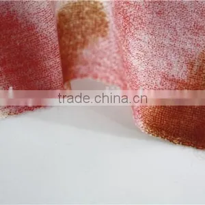 Simple Pattern Printed Wool Scarf With Tassel thumbnail-6