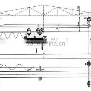 Best Sale LX Model Single Girder Overhead Crane/Bridge Crane 5t for Sale thumbnail-2
