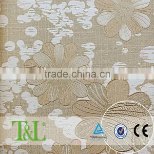 Beautiful Pink PVC Oriental Design Wallpaper thumbnail-4