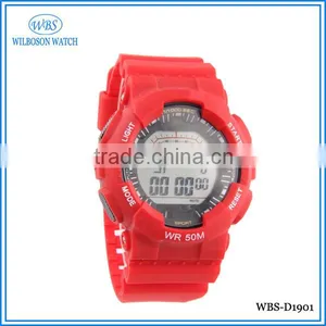 Day Date Function Men's Silicon Rubber Hand Watch thumbnail-2