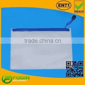 Clear Pvc Zipper Pencil Pouch thumbnail-1