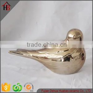 Electroplate Ceramic Bird for Home Ornaments thumbnail-1