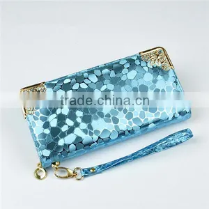 Elegant PU Leather Woman Bling Wallet Laides Latest Handbag Purse thumbnail-2