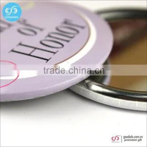 Promotion Custom One Side Tin Metal Mirror Wedding Gift Hand Mirror Quality Choice thumbnail-6