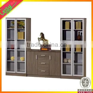 Fashionable Glass Door Office Filing Storage,file Cabinet thumbnail-1
