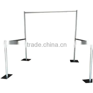 Tradeshow Booth Structure Pipe and Drape Hot Selling 10ft X10ft Convention Curtain and Pipe Kits thumbnail-2