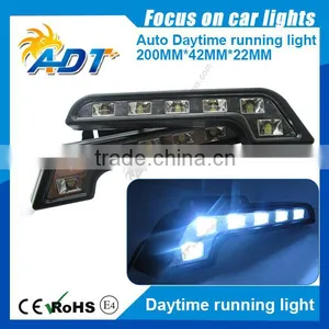 White 2X 6LED L-shape Bright 12V Super Car Driving Lamp Fog DRL Daytime Running Light thumbnail-2