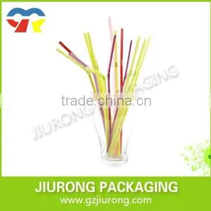 Disposable Colorful Hard Soft Drink Plastic Straw , Flexible Straw thumbnail-1