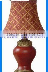 Hot Sale Modern Polyresin Base And Fabric Table Lamp for Home Decorative thumbnail-1